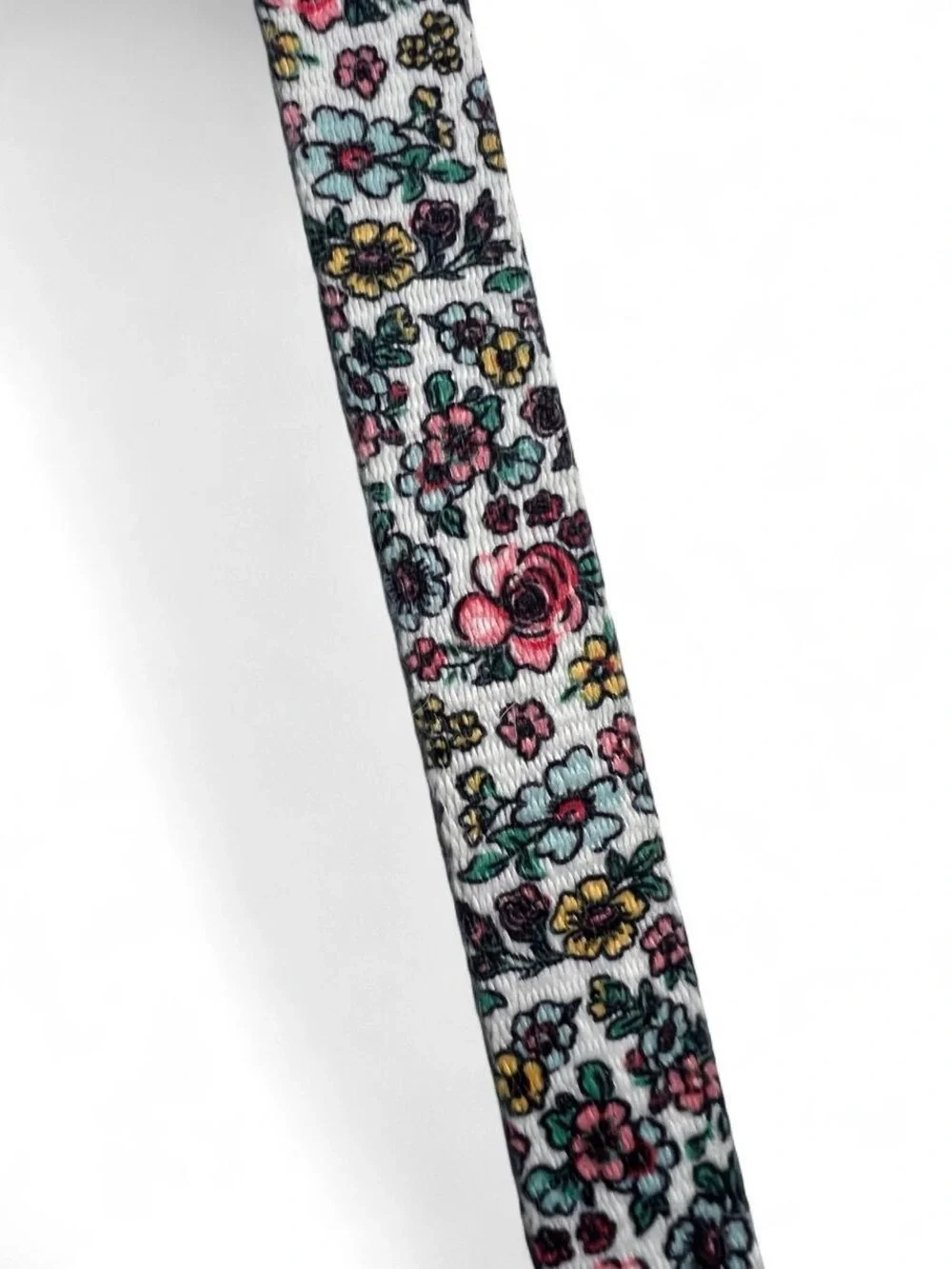 Floral Printed Dog Collar and Leash Set - Pink/Green